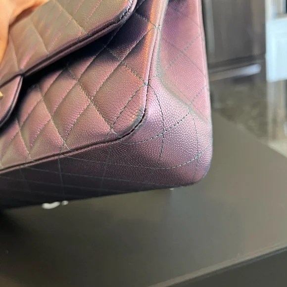 Chanel Iridescent Purple Caviar 2022 sold❤️ - Picture 4 of 8